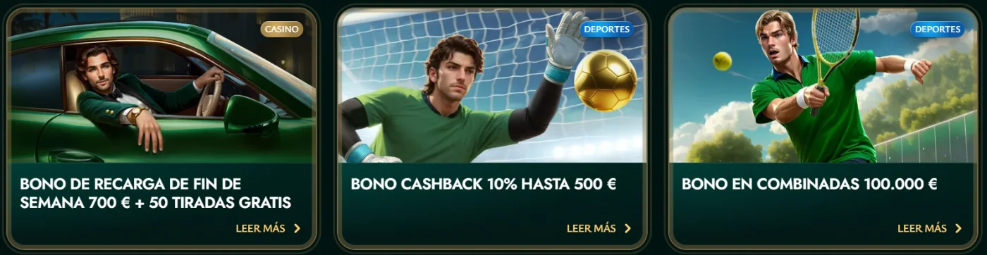 Bono de bienvenida Cashed casino